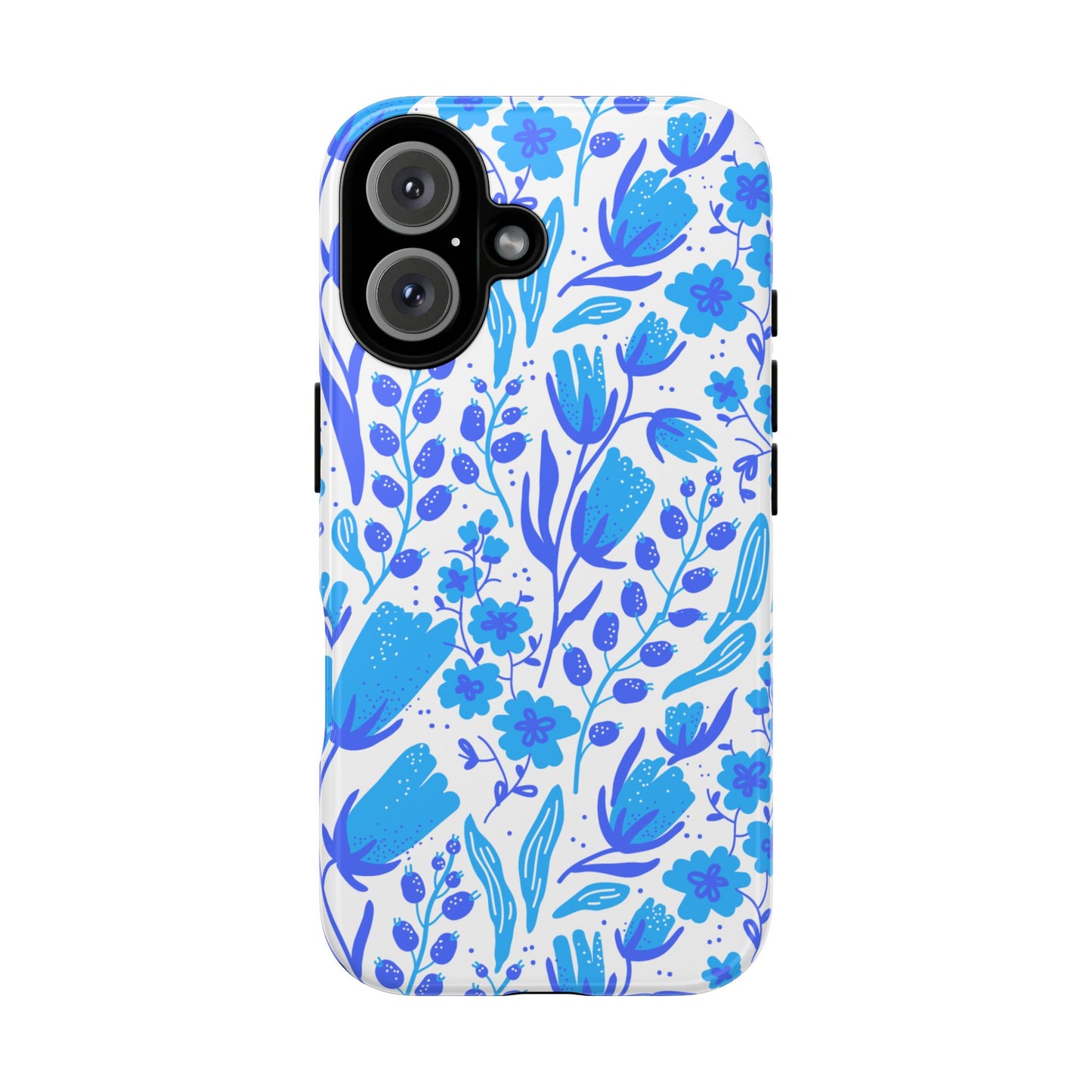 Santorini in Full Bloom Tough Phone Cases