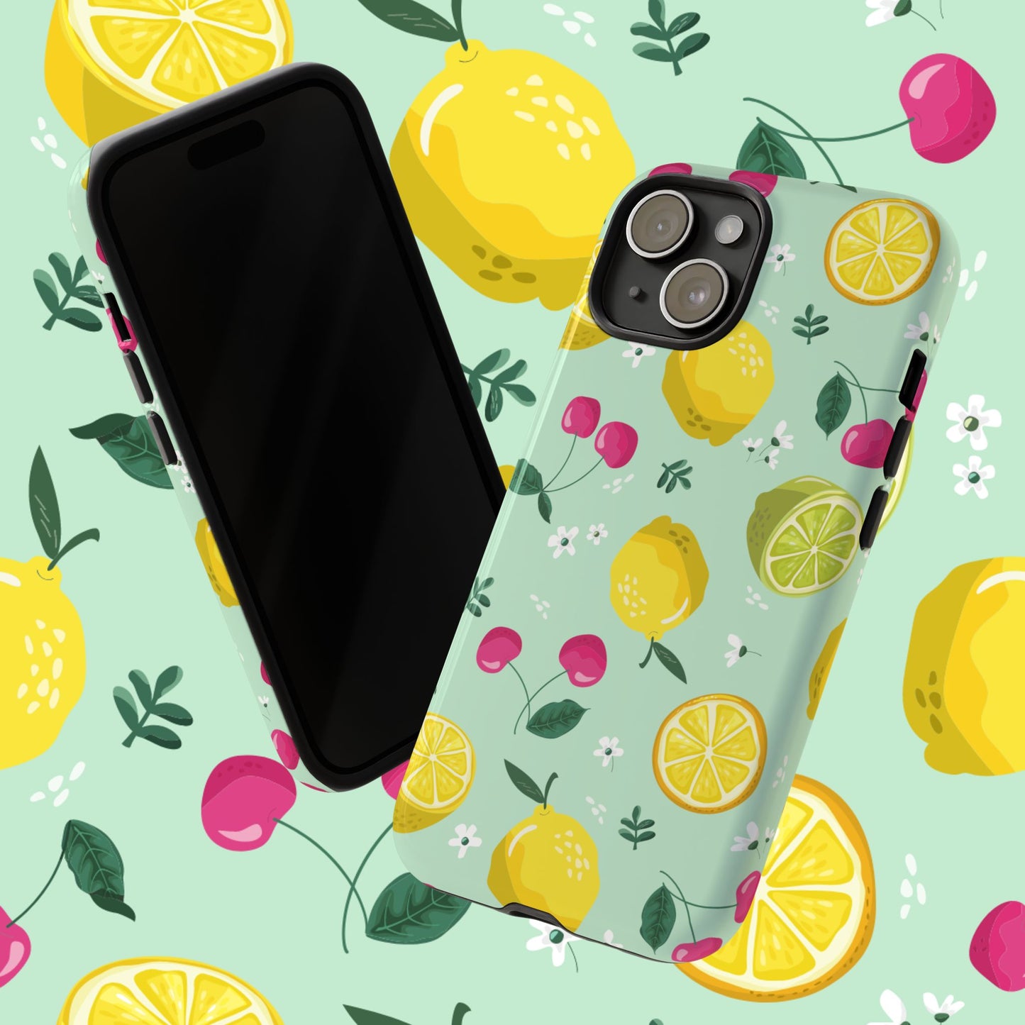 Capri Citrus Cherry Pop Tough Phone Cases