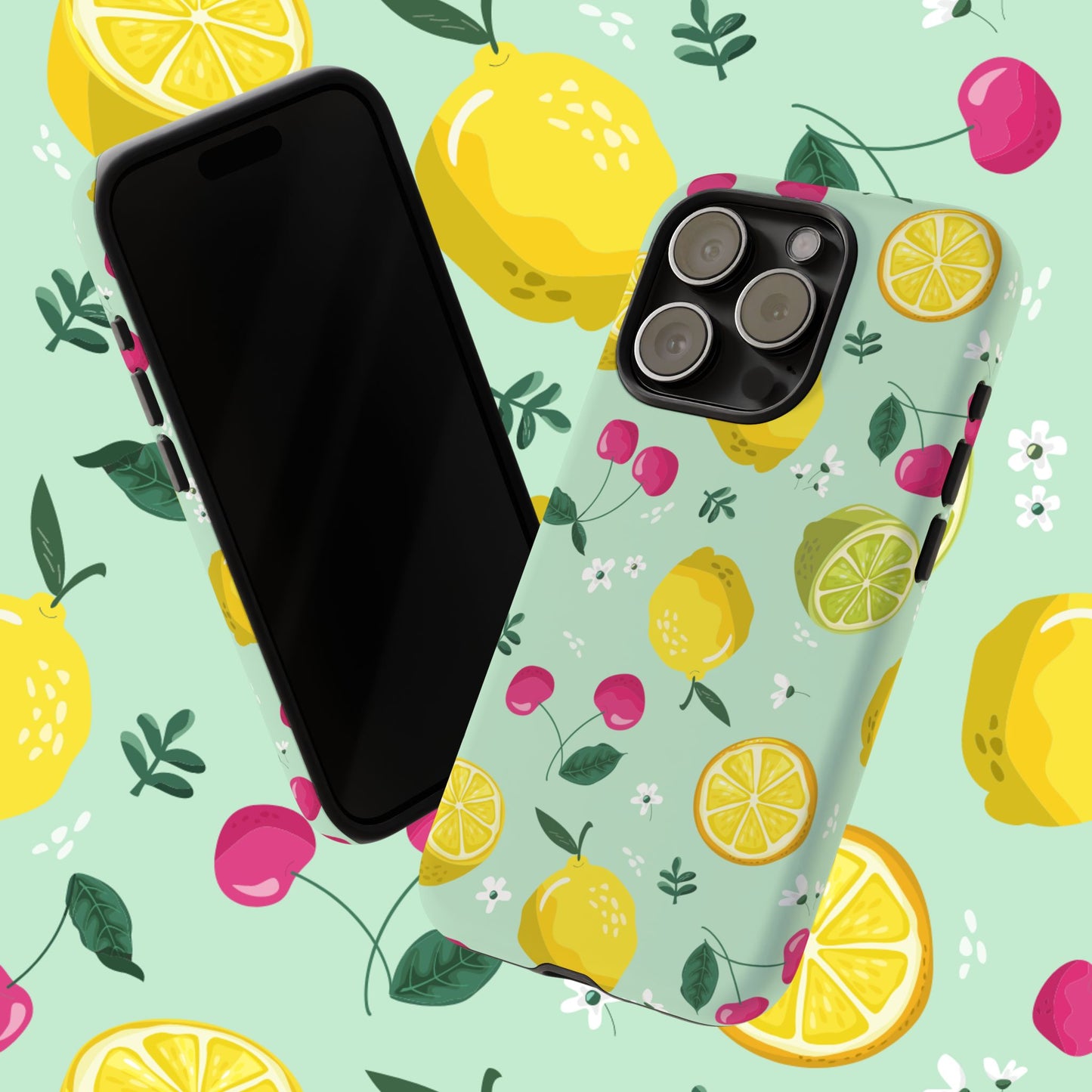 Capri Citrus Cherry Pop Tough Phone Cases