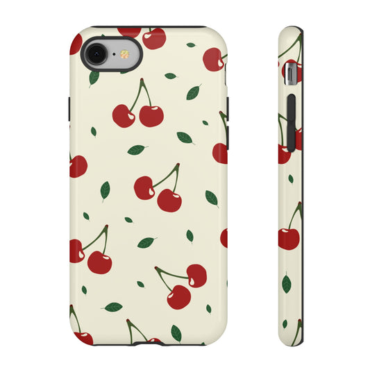 Cherries in Paris Tough Phone Cases