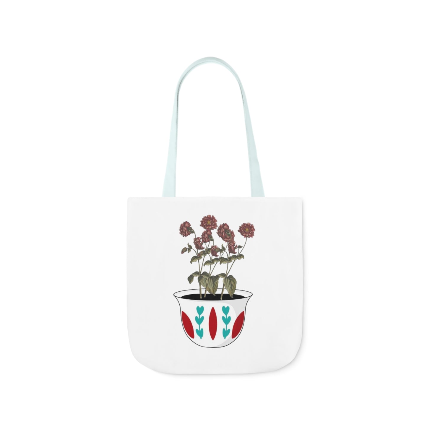 Lubnan Will Blossom Tote Bag (White)