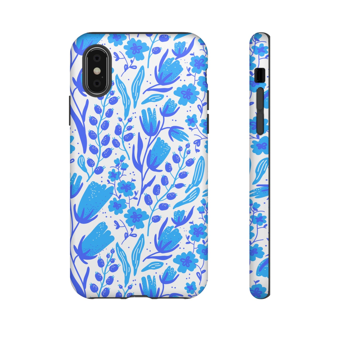 Santorini in Full Bloom Tough Phone Cases