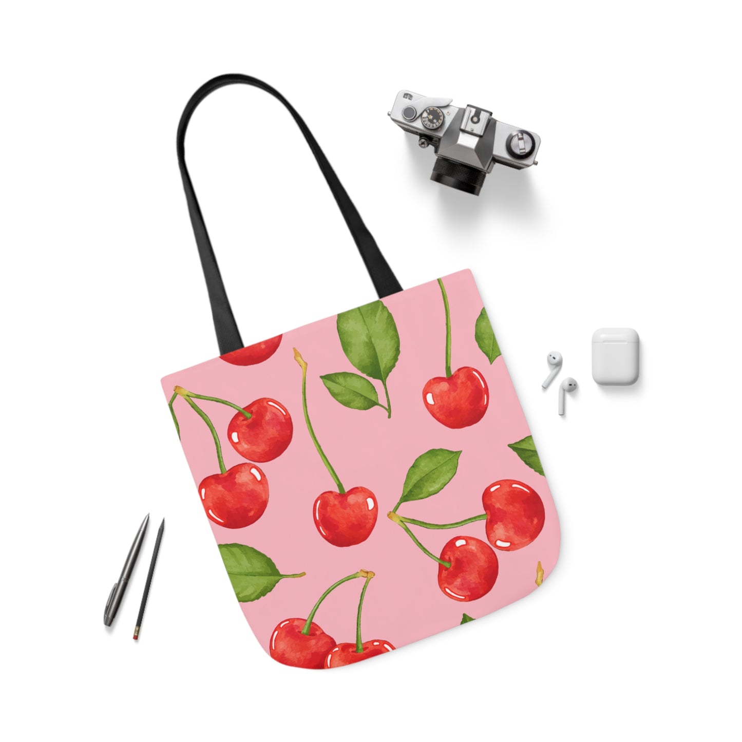 Cherry Blossom Paris Tote Bag