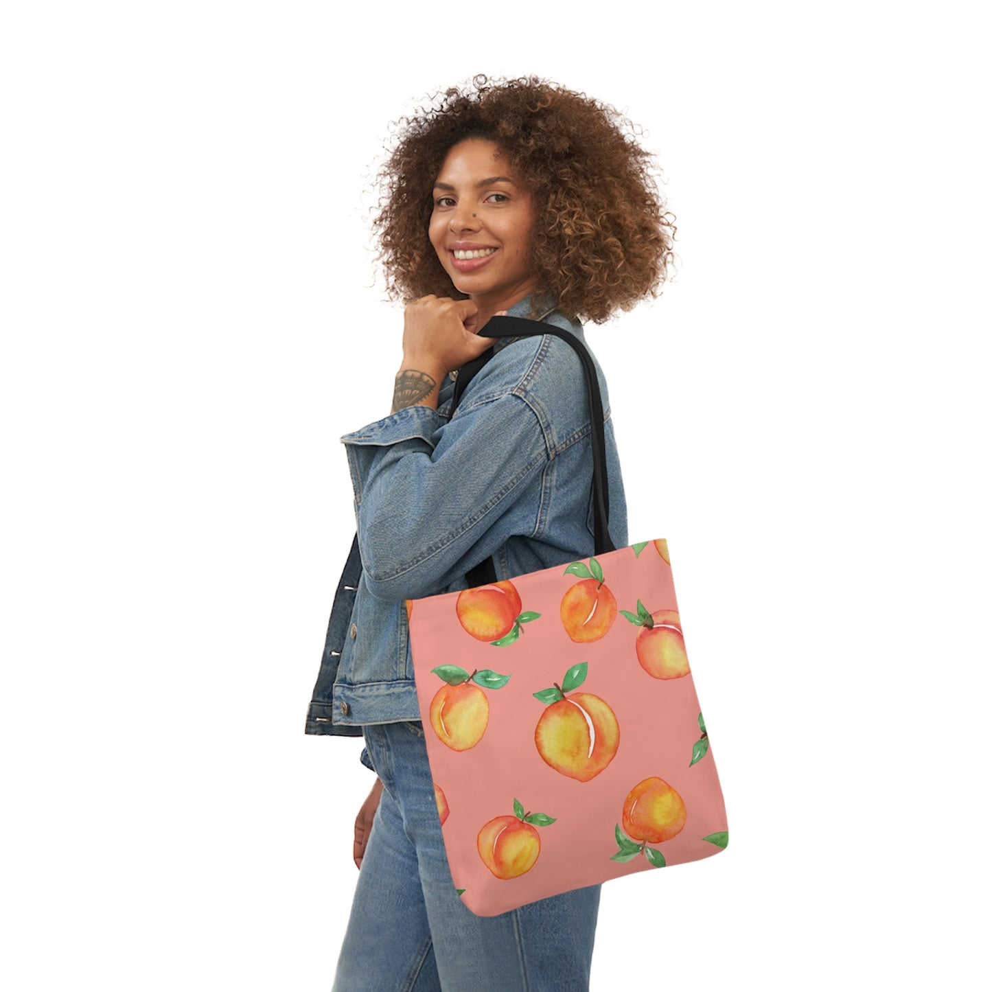 Mediterranean Peach Paradise Tote Bag