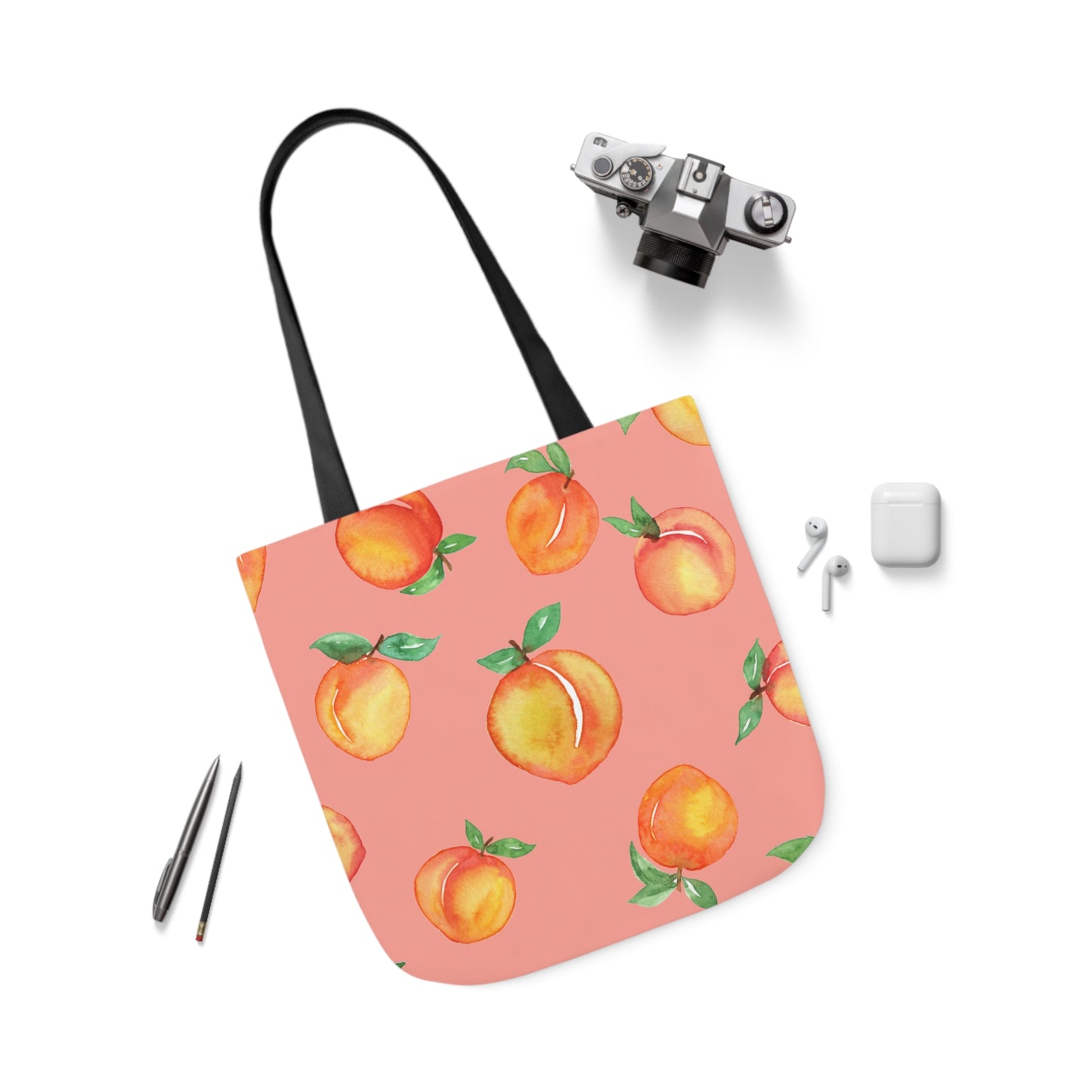 Mediterranean Peach Paradise Tote Bag