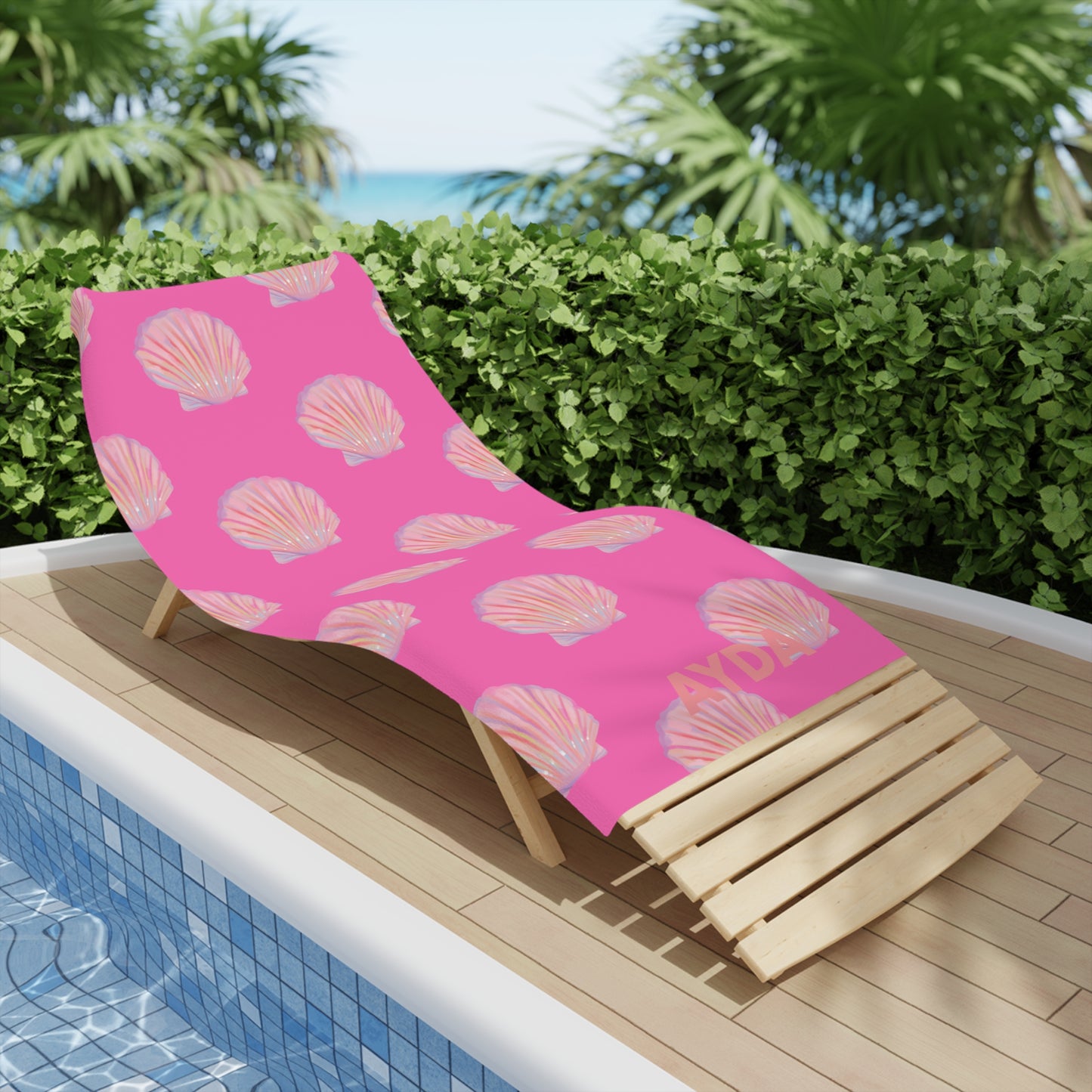 Miami Shell Splash Beach Towels