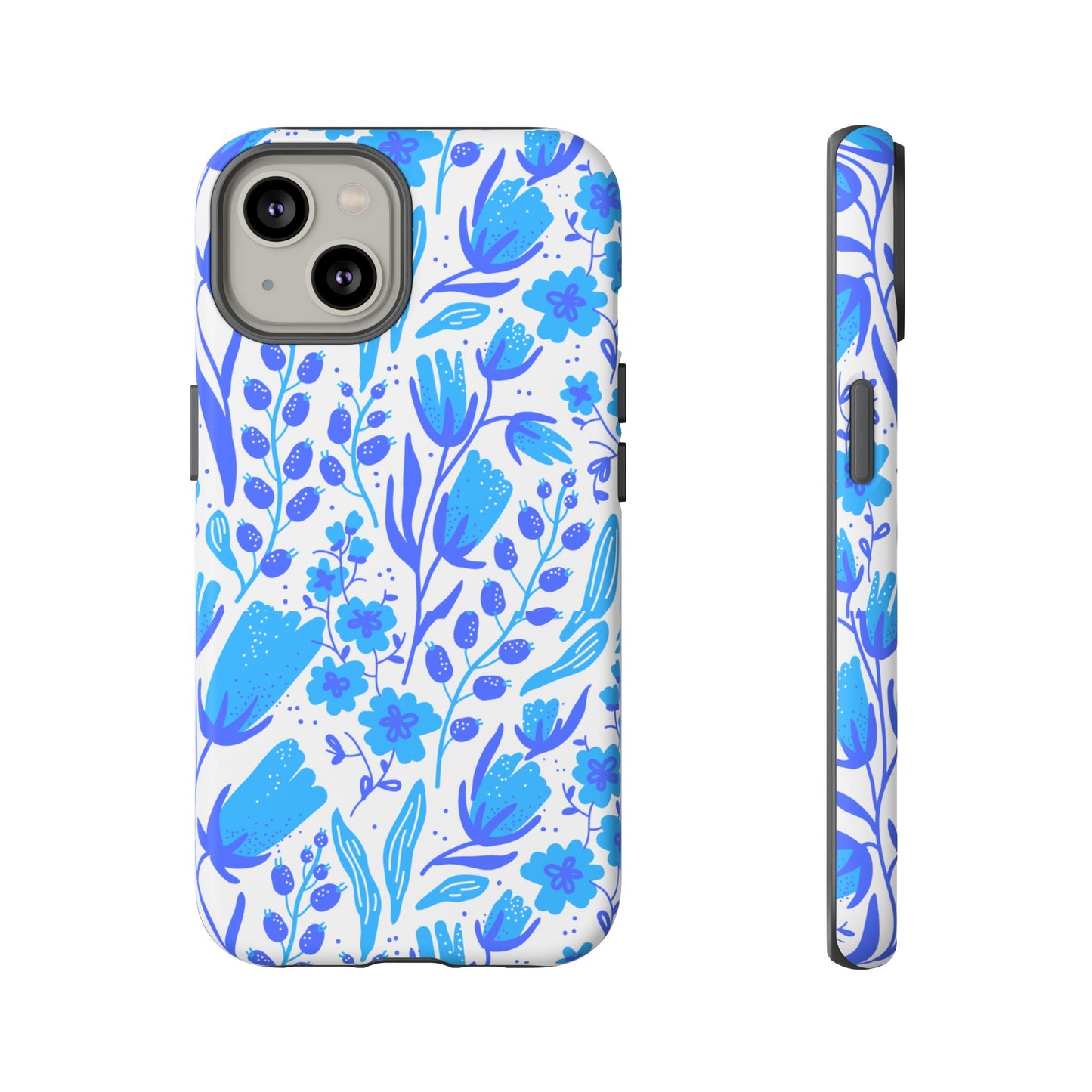 Santorini in Full Bloom Tough Phone Cases