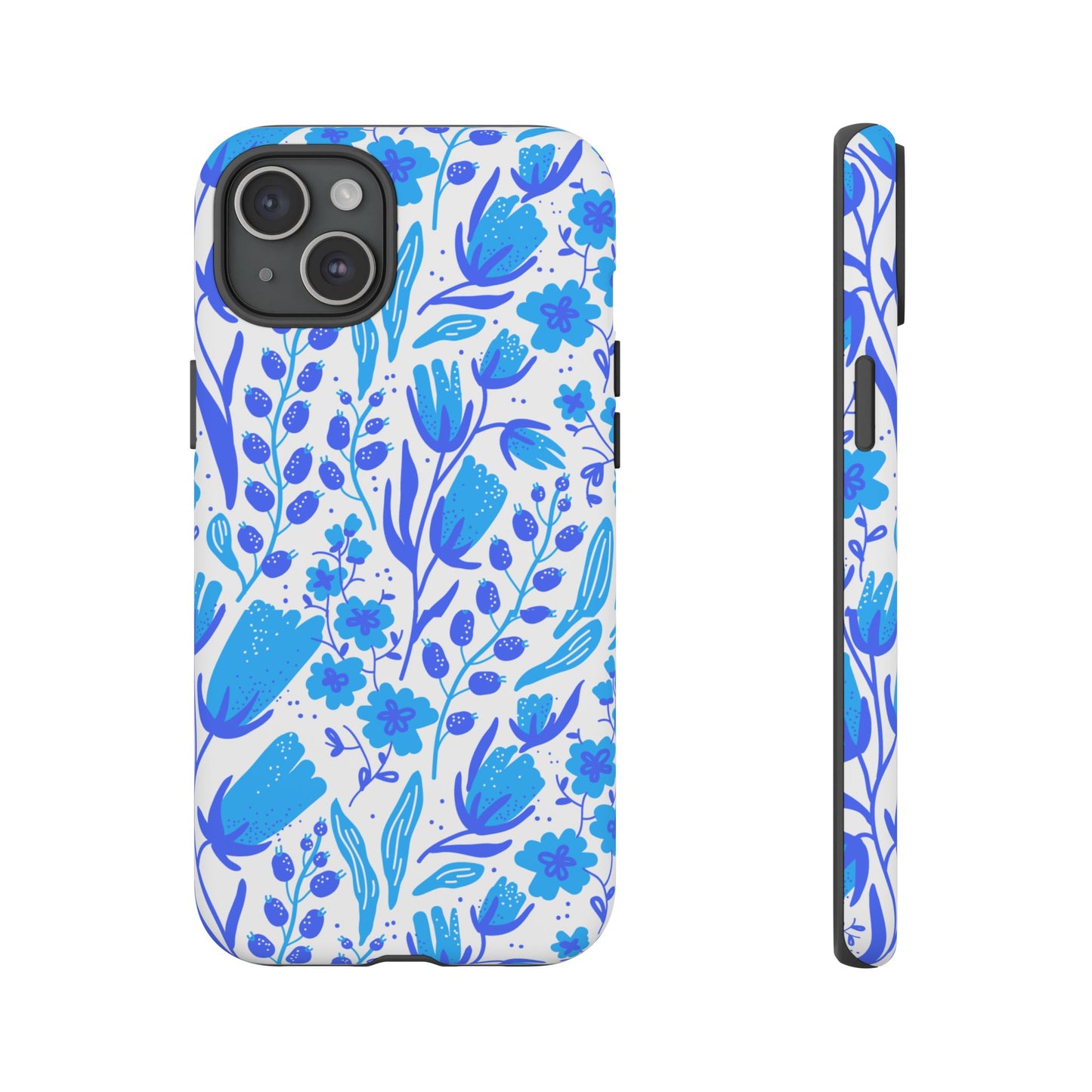 Santorini in Full Bloom Tough Phone Cases