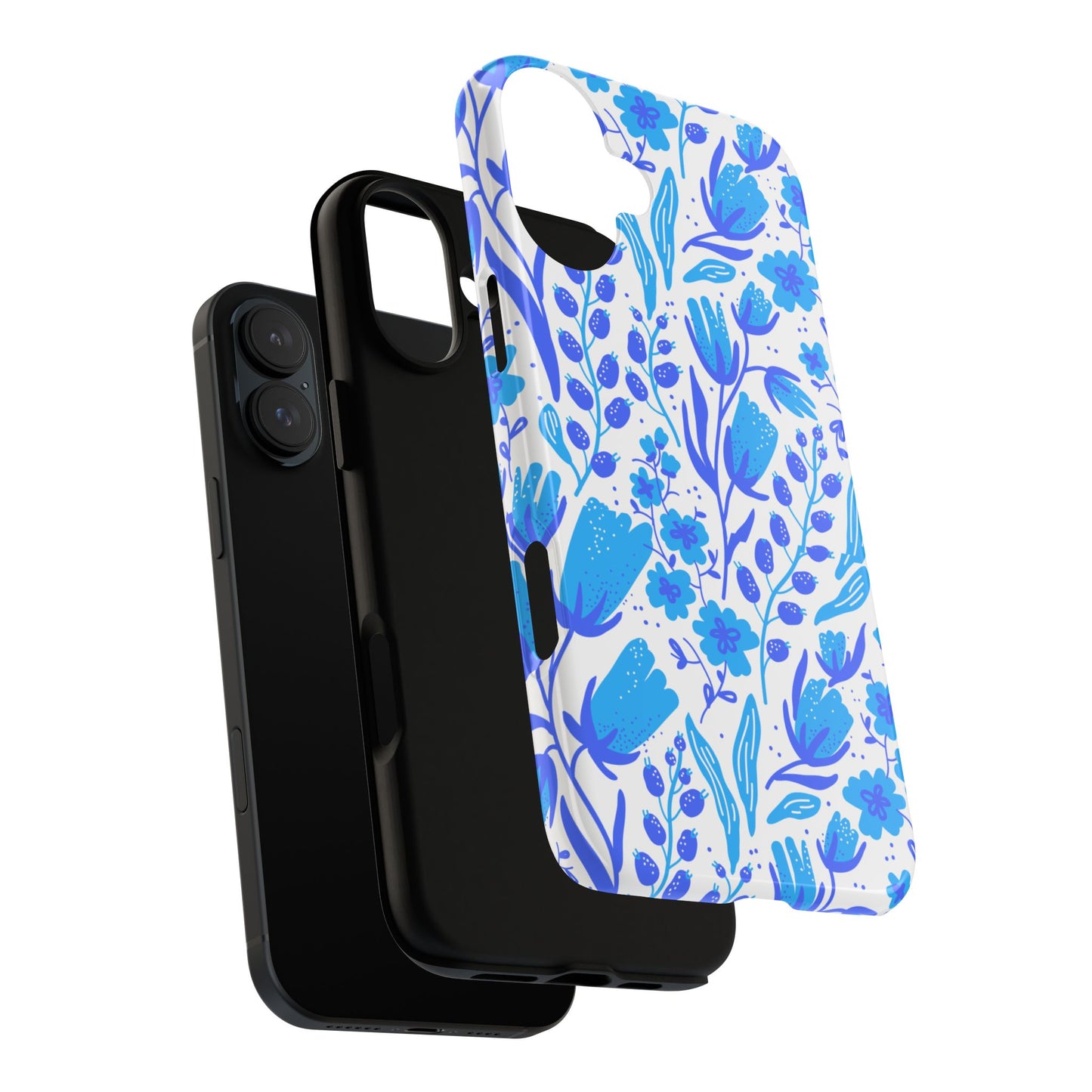 Santorini in Full Bloom Tough Phone Cases