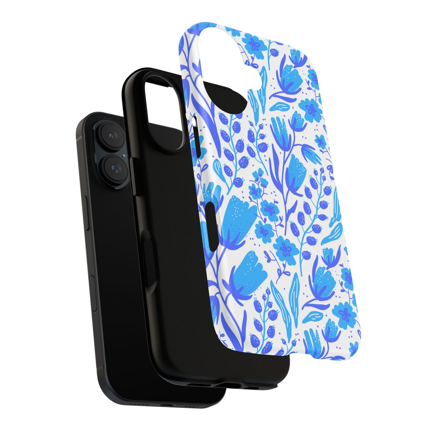 Santorini in Full Bloom Tough Phone Cases