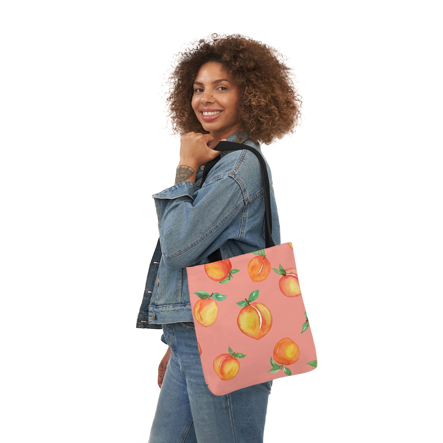 Mediterranean Peach Paradise Tote Bag