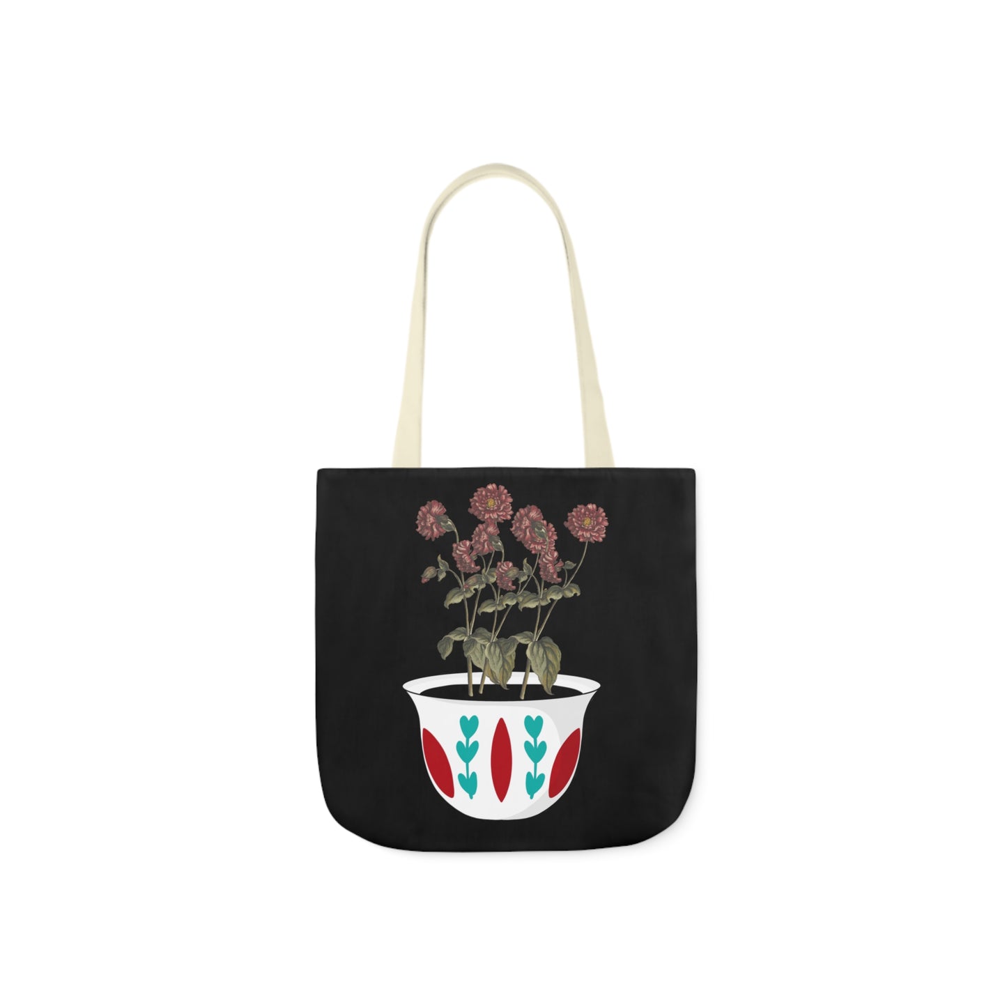 Lubnan Will Blossom Tote Bag (Black)