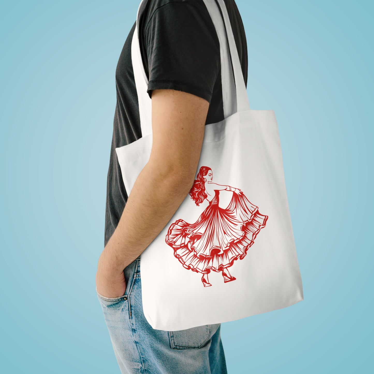 Spanish Flamenco Dance Tote Bag