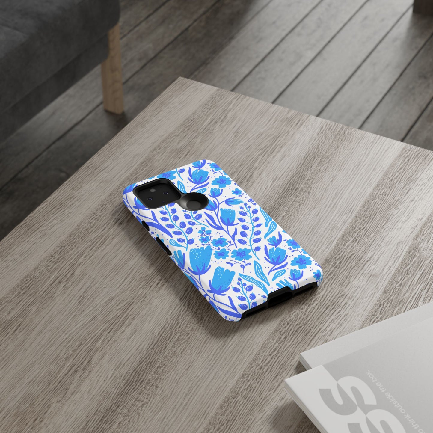 Santorini in Full Bloom Tough Phone Cases