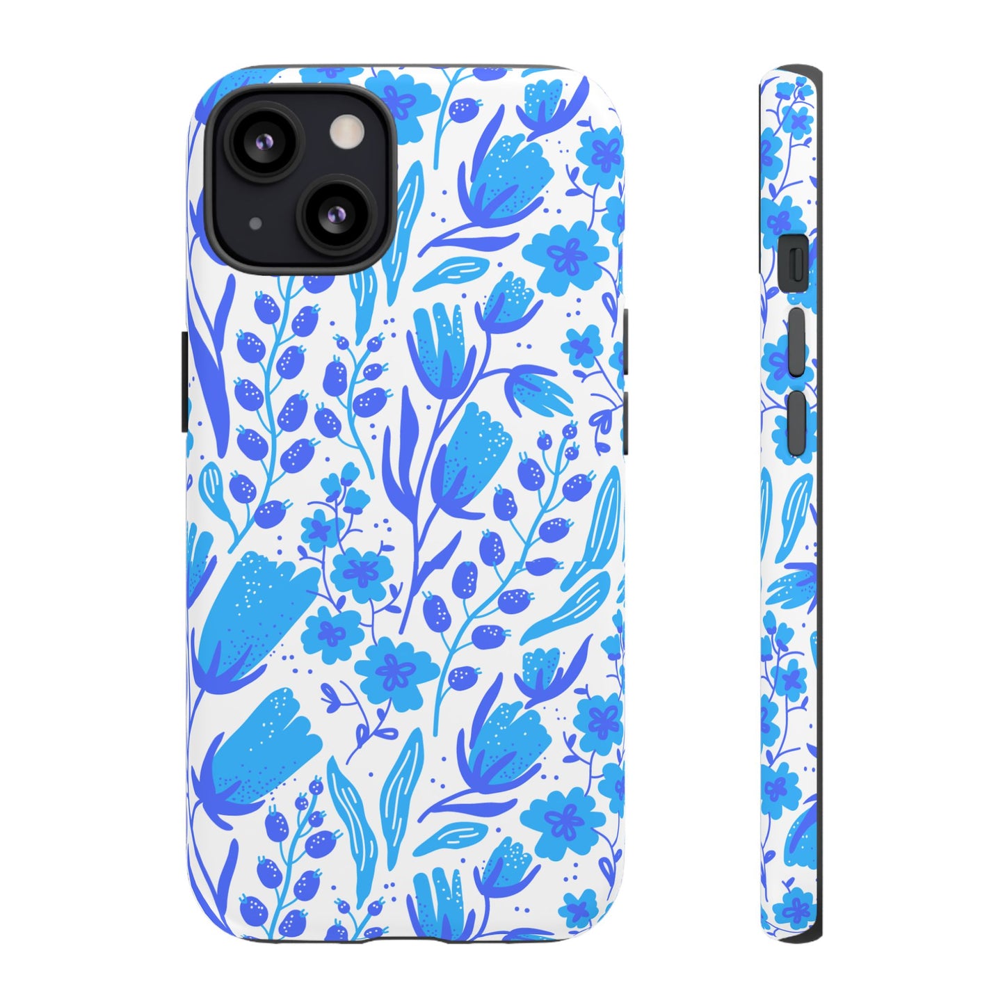 Santorini in Full Bloom Tough Phone Cases