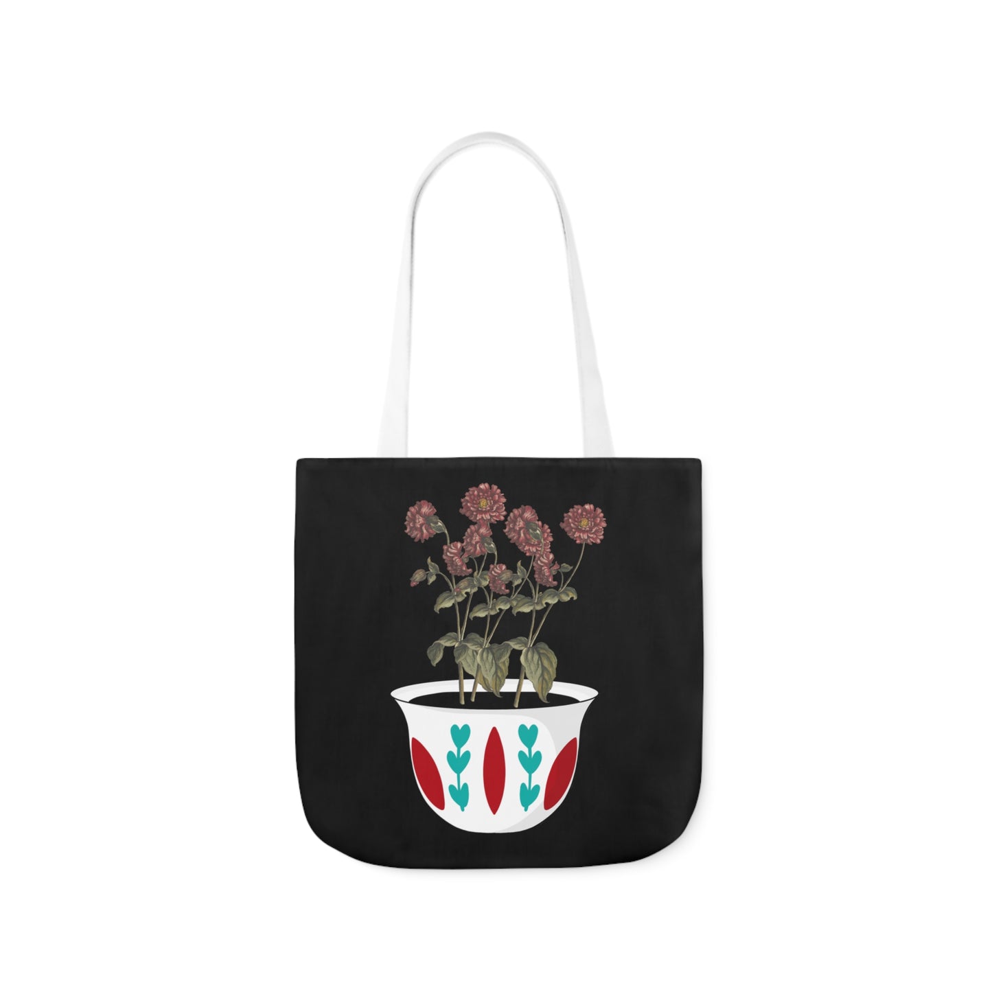 Lubnan Will Blossom Tote Bag (Black)