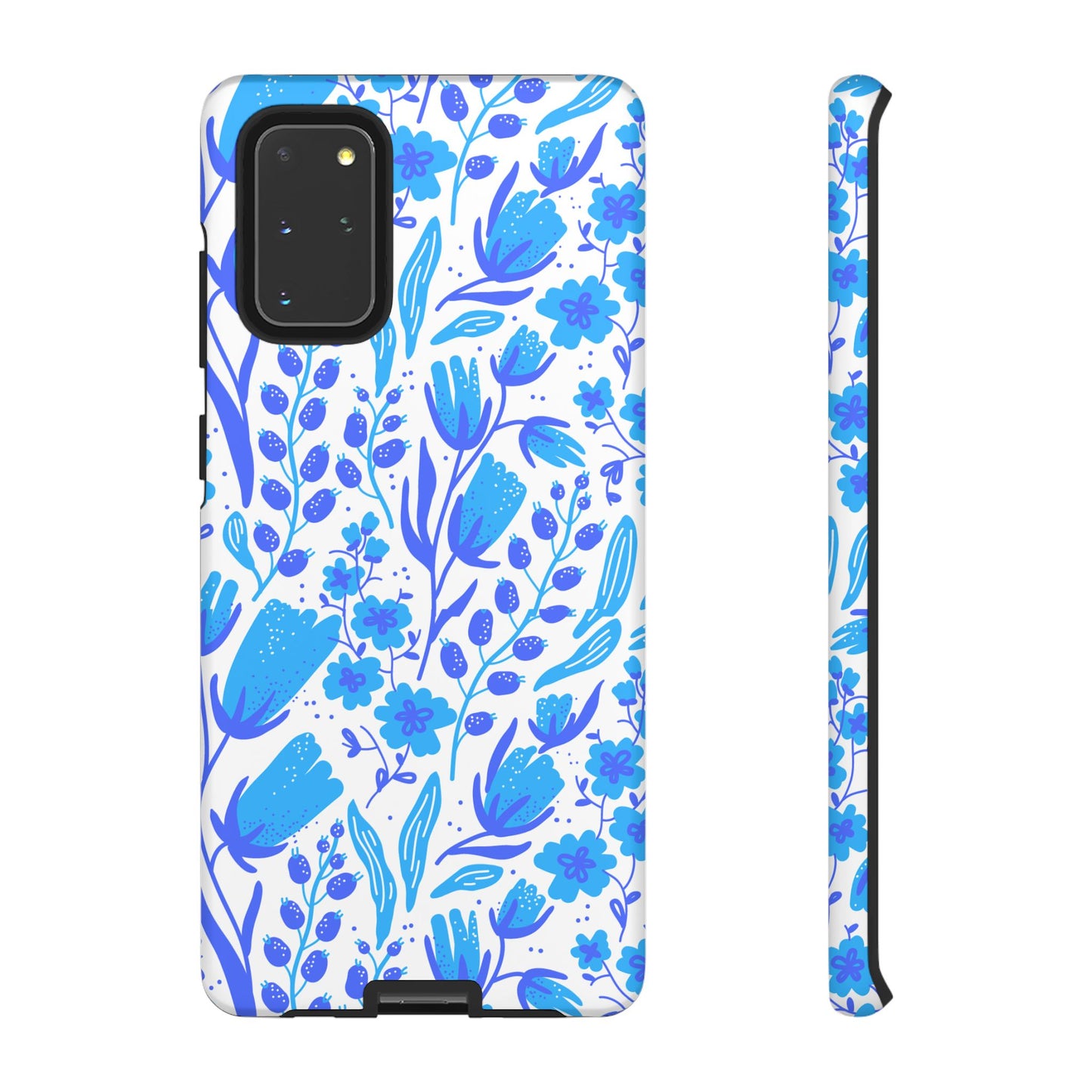 Santorini in Full Bloom Tough Phone Cases