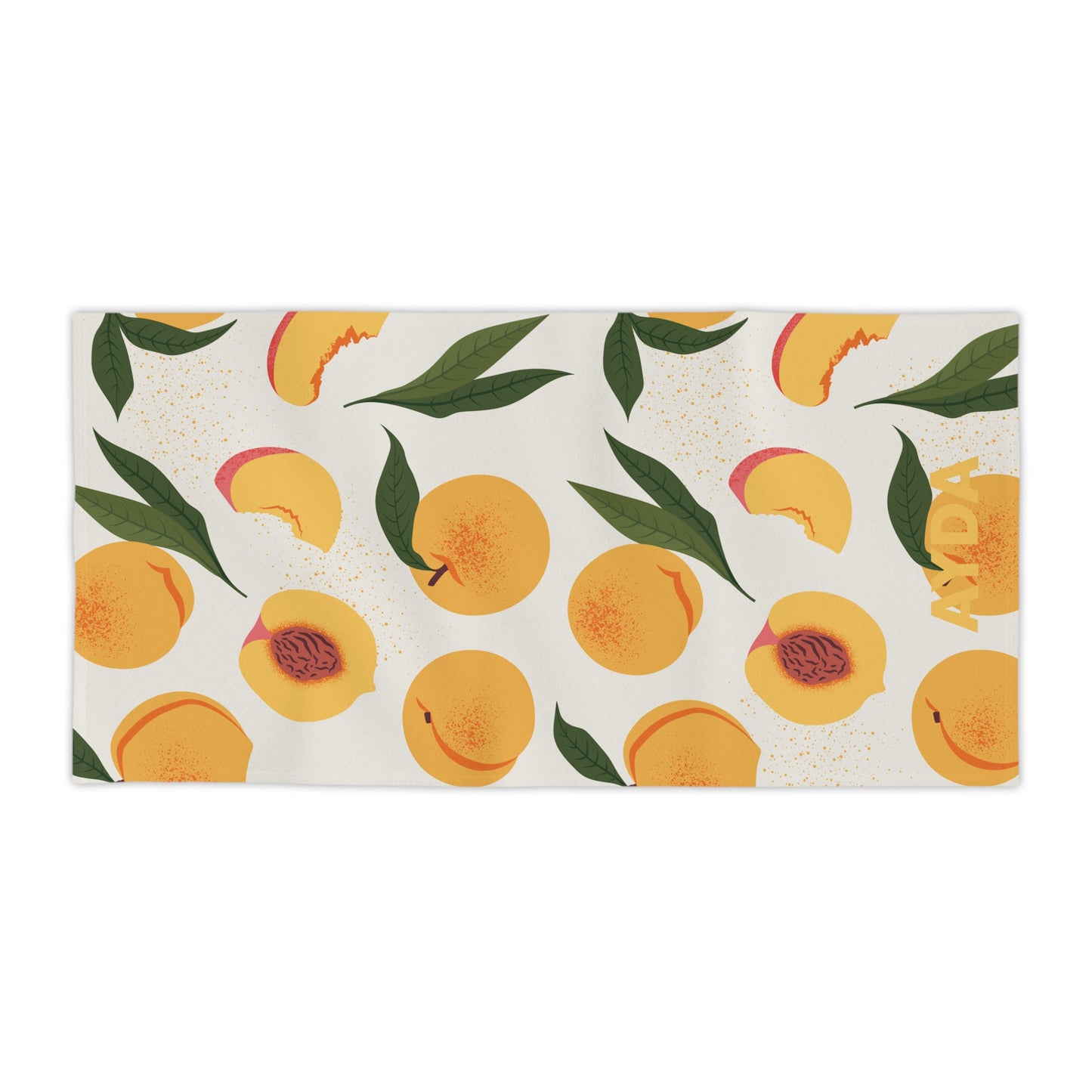 Peachy Positano Beach Towel