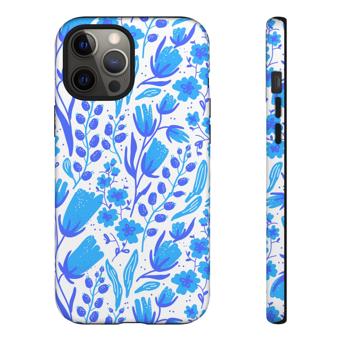 Santorini in Full Bloom Tough Phone Cases