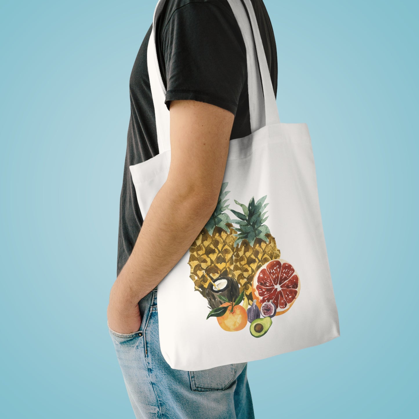 Veggies Meet Fruits Tote Bag