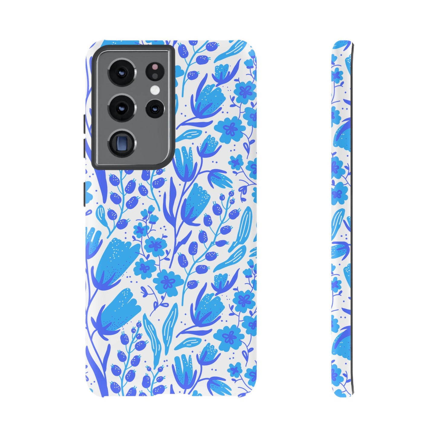 Santorini in Full Bloom Tough Phone Cases