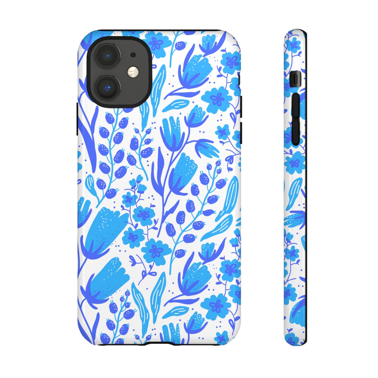 Santorini in Full Bloom Tough Phone Cases