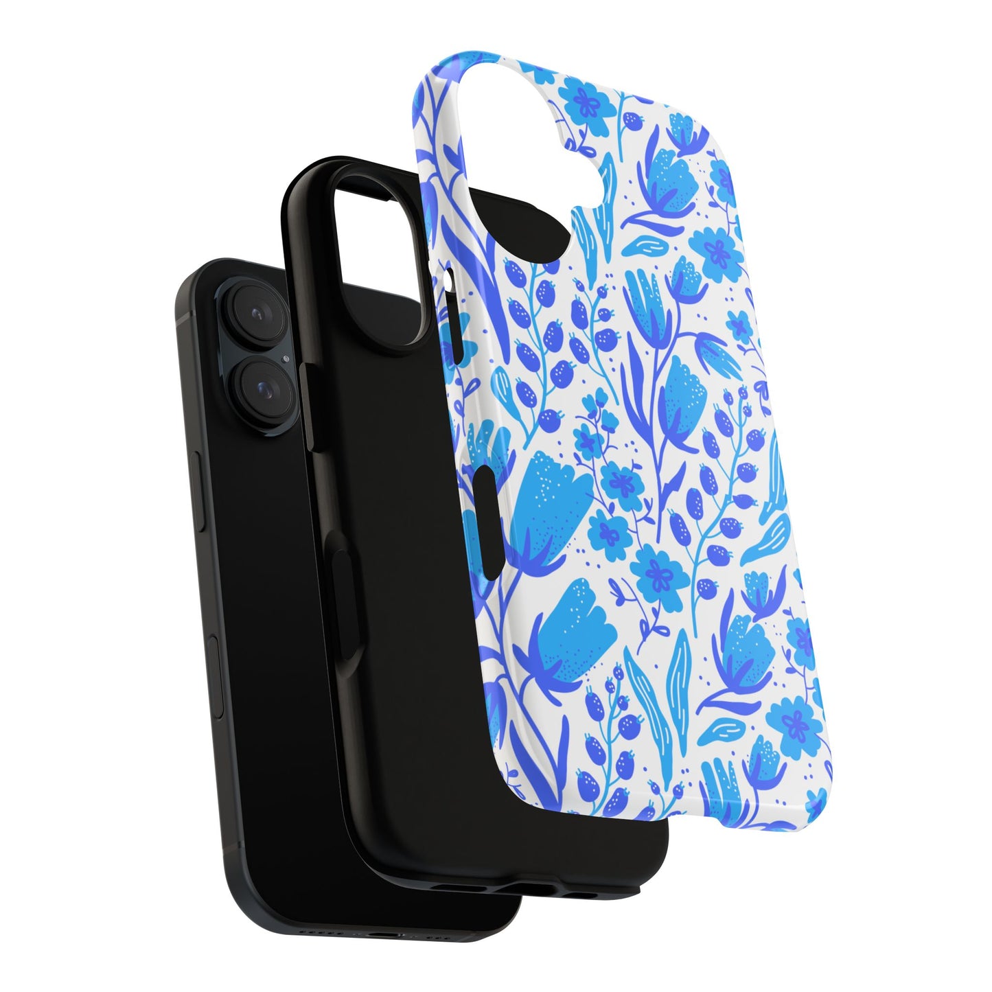 Santorini in Full Bloom Tough Phone Cases