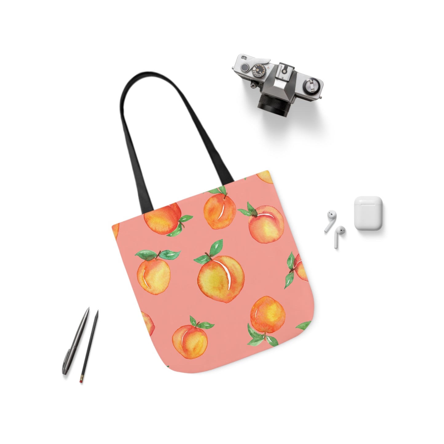 Mediterranean Peach Paradise Tote Bag