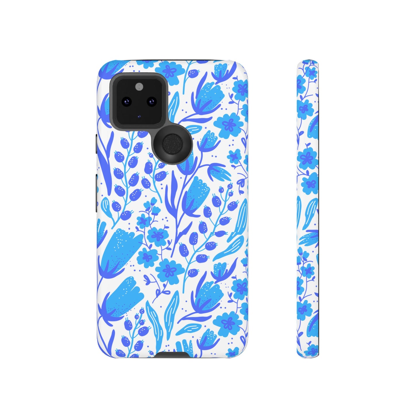 Santorini in Full Bloom Tough Phone Cases