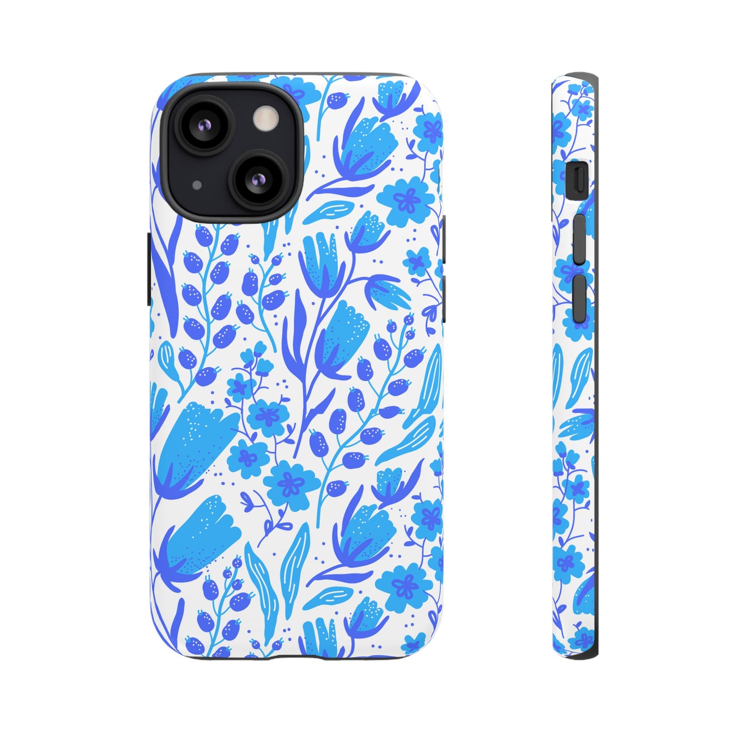 Santorini in Full Bloom Tough Phone Cases