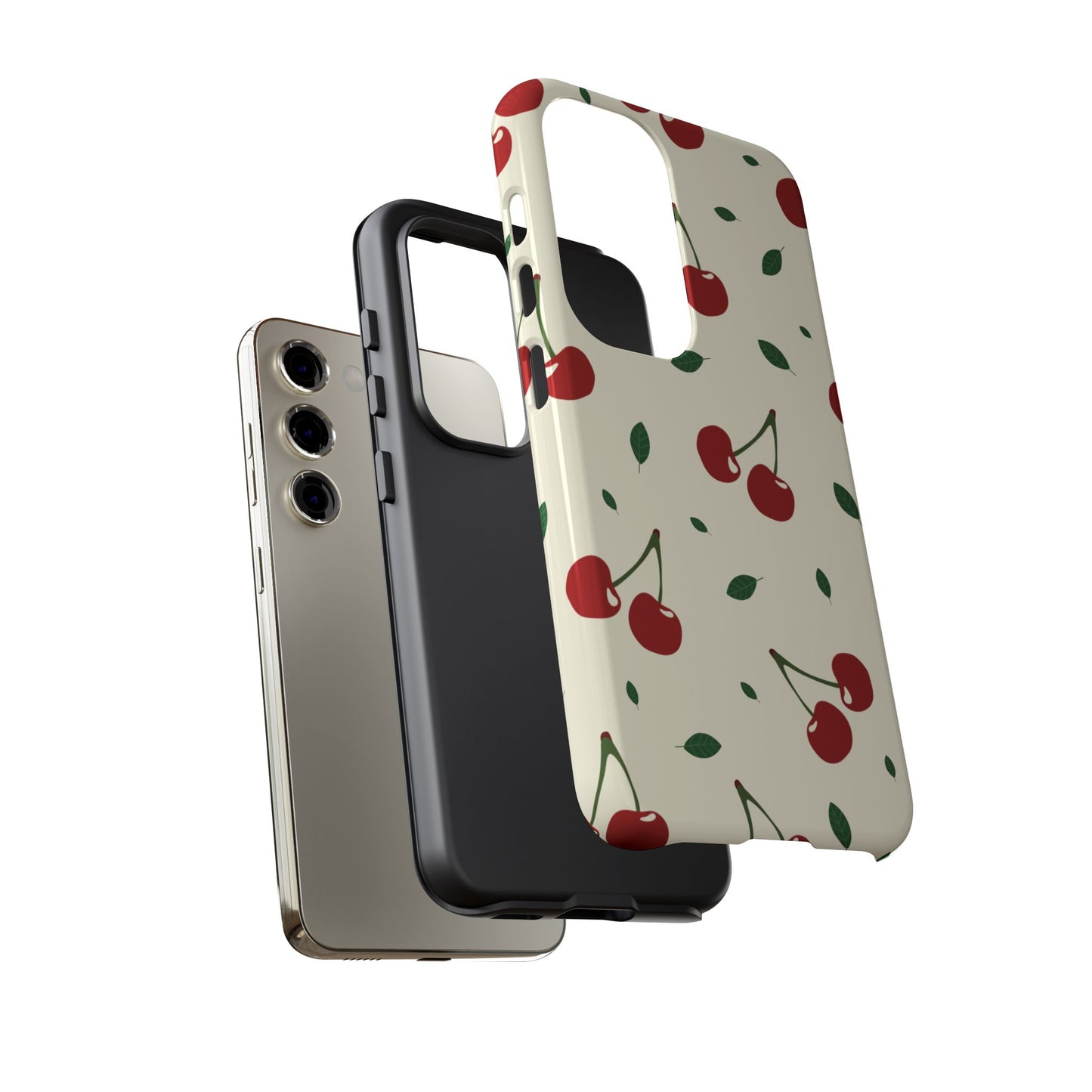 Cherries in Paris Tough Phone Cases