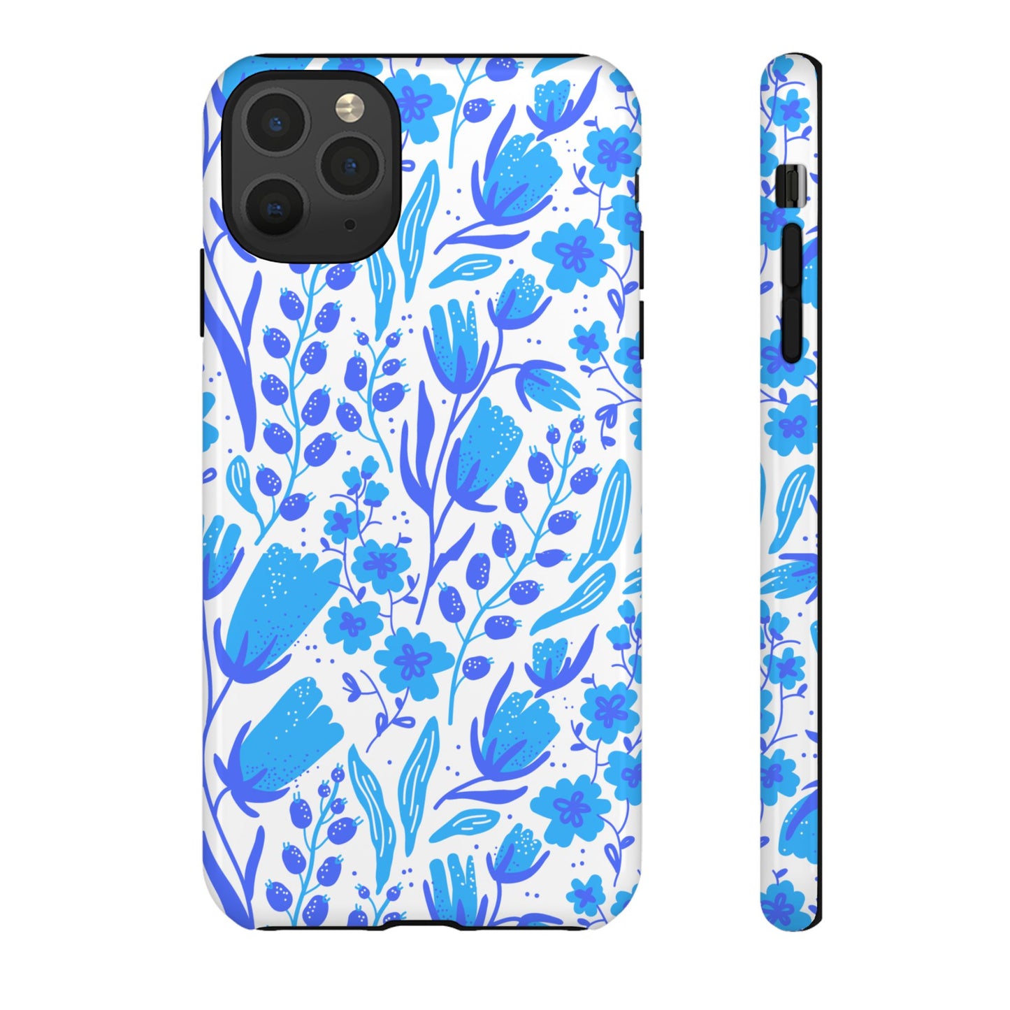 Santorini in Full Bloom Tough Phone Cases