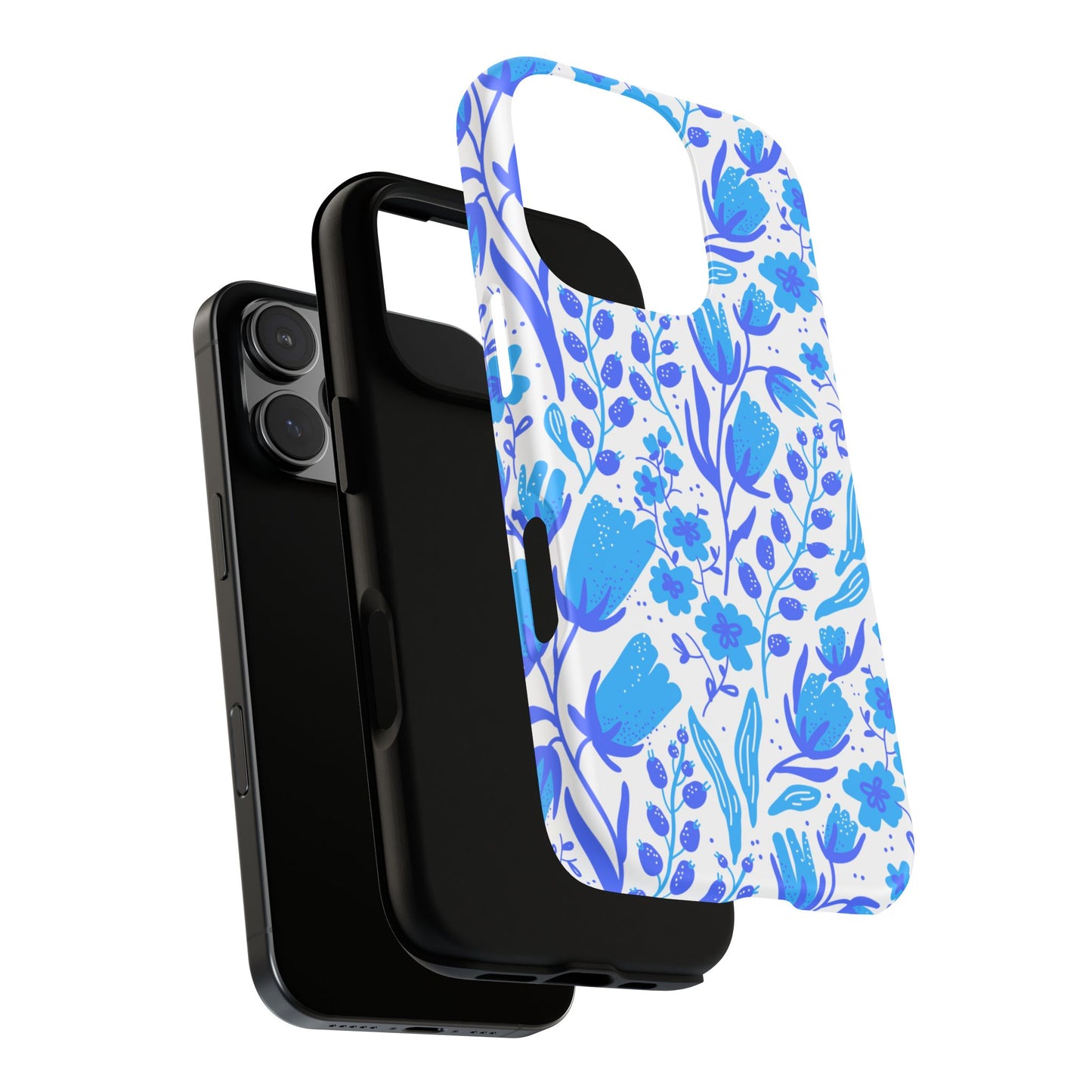 Santorini in Full Bloom Tough Phone Cases