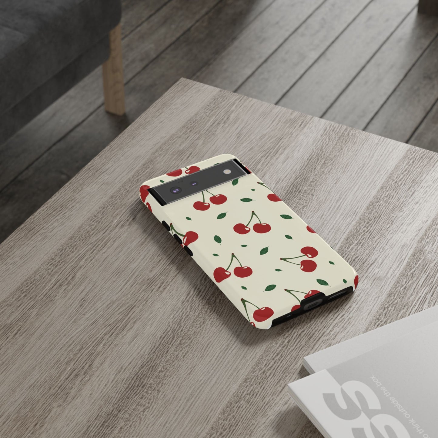 Cherries in Paris Tough Phone Cases