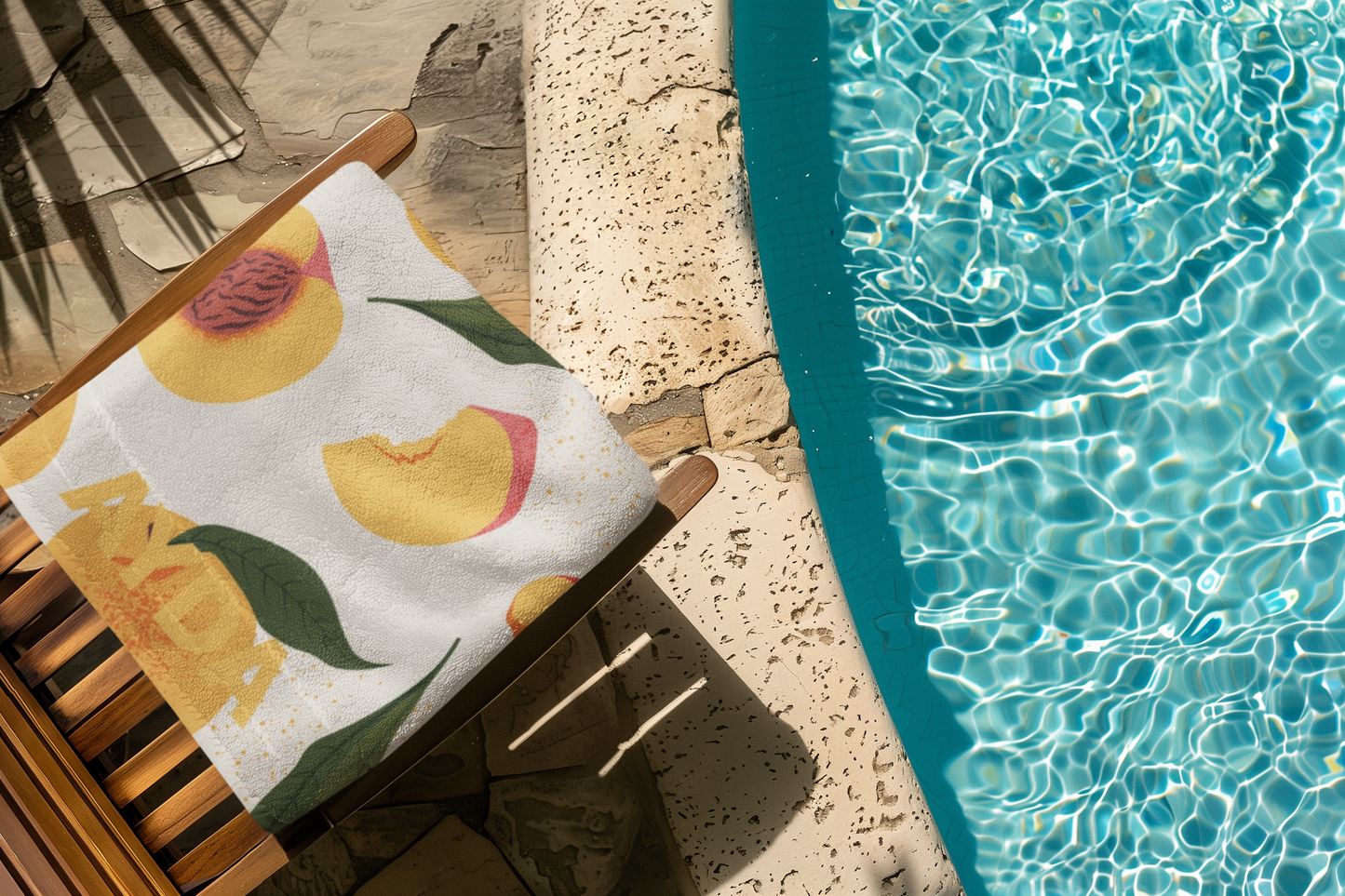 Peachy Positano Beach Towel