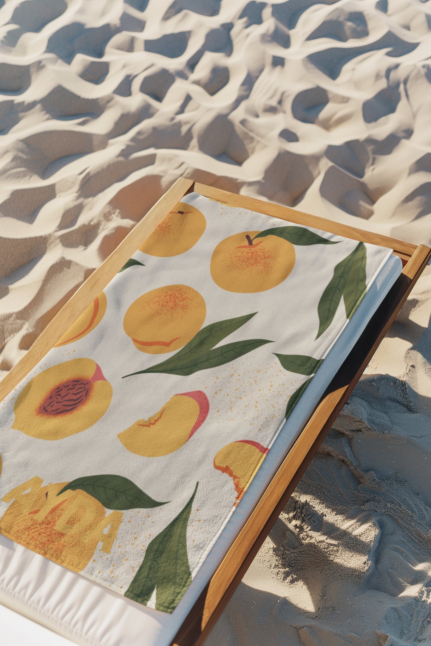 Peachy Positano Beach Towel