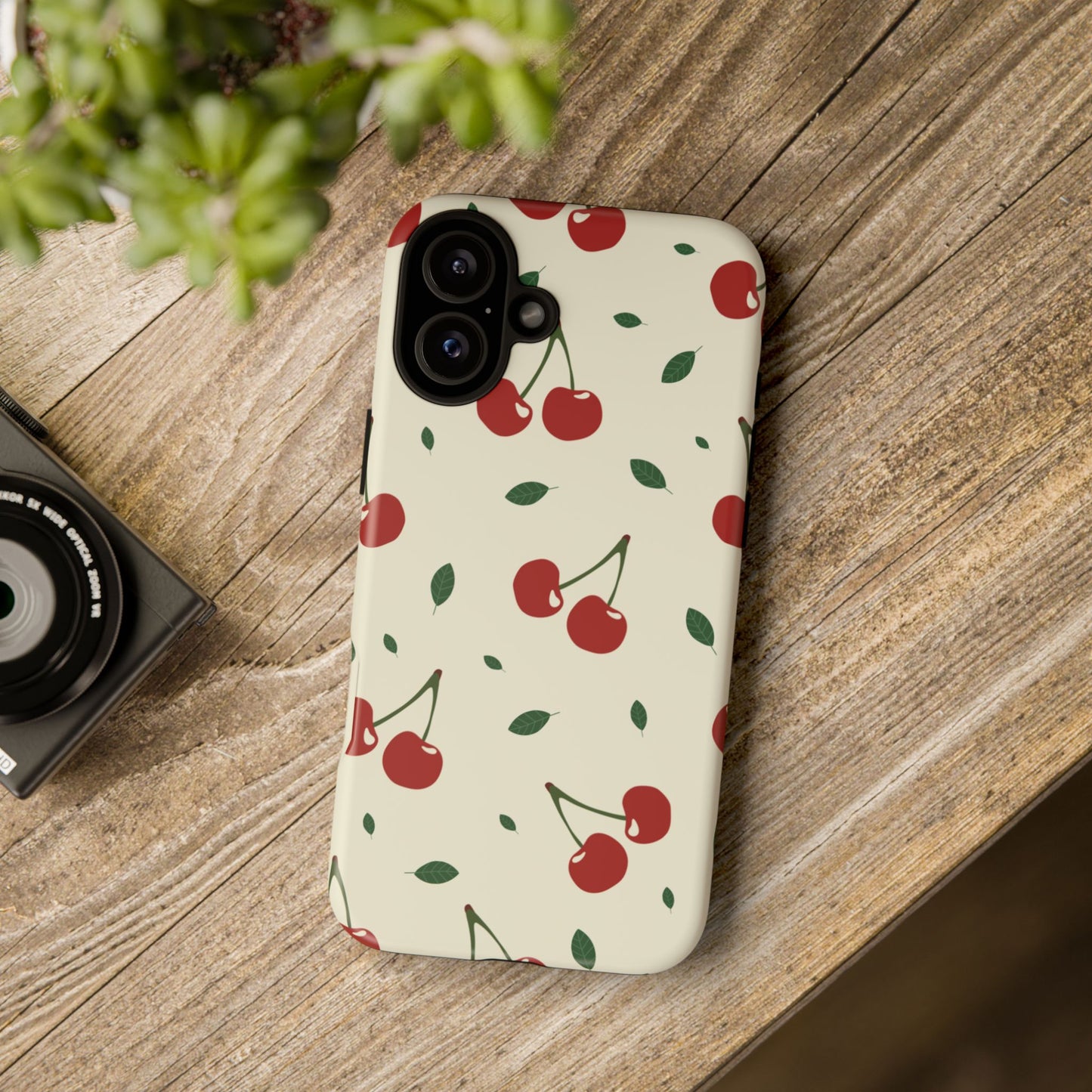 Cherries in Paris Tough Phone Cases