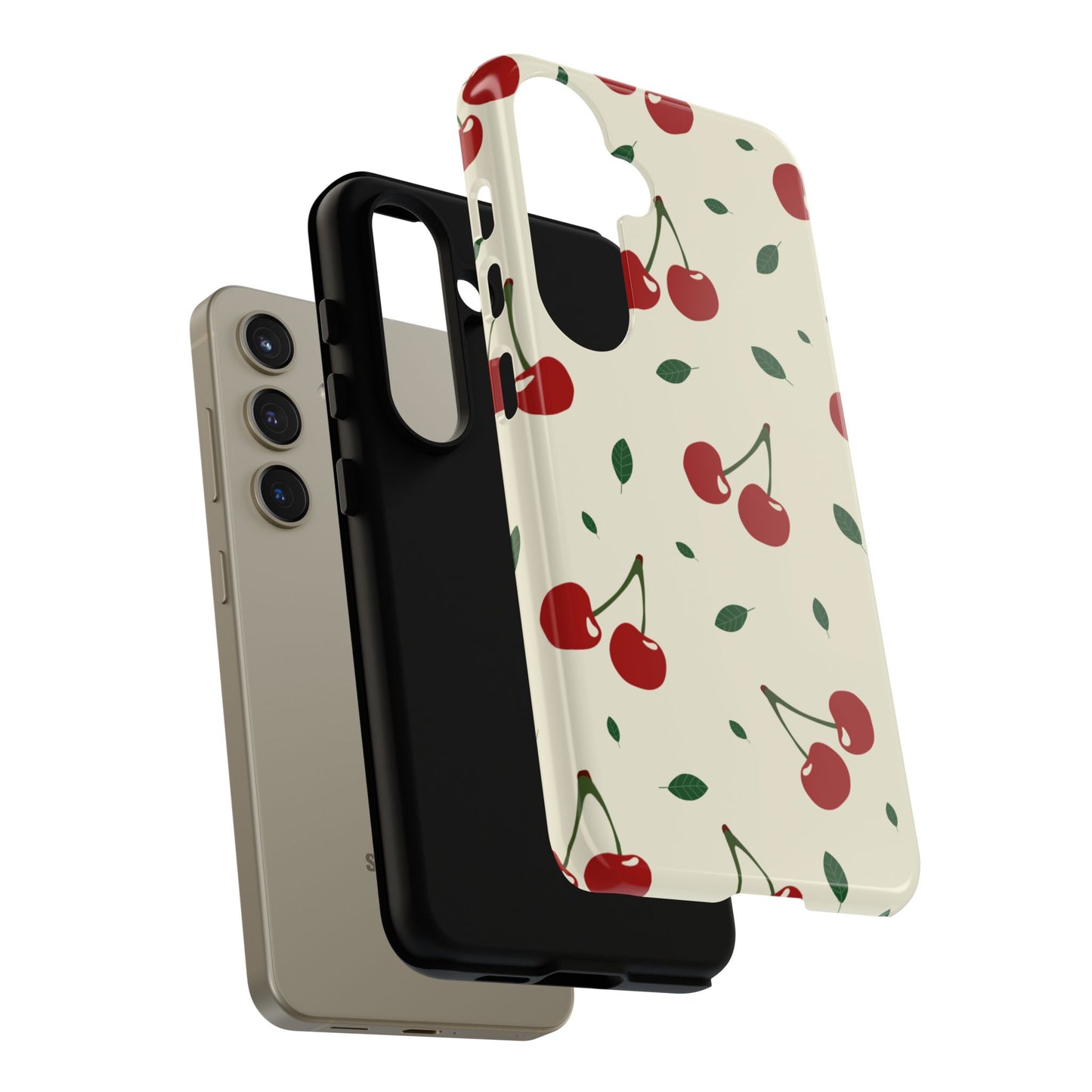 Cherries in Paris Tough Phone Cases