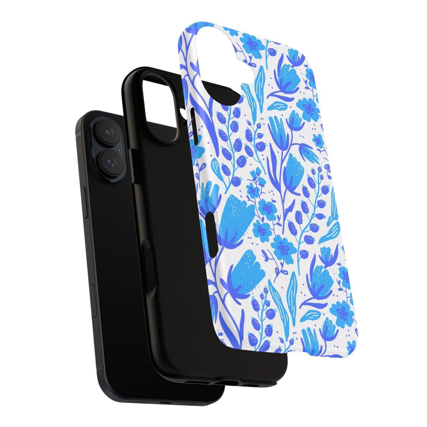 Santorini in Full Bloom Tough Phone Cases