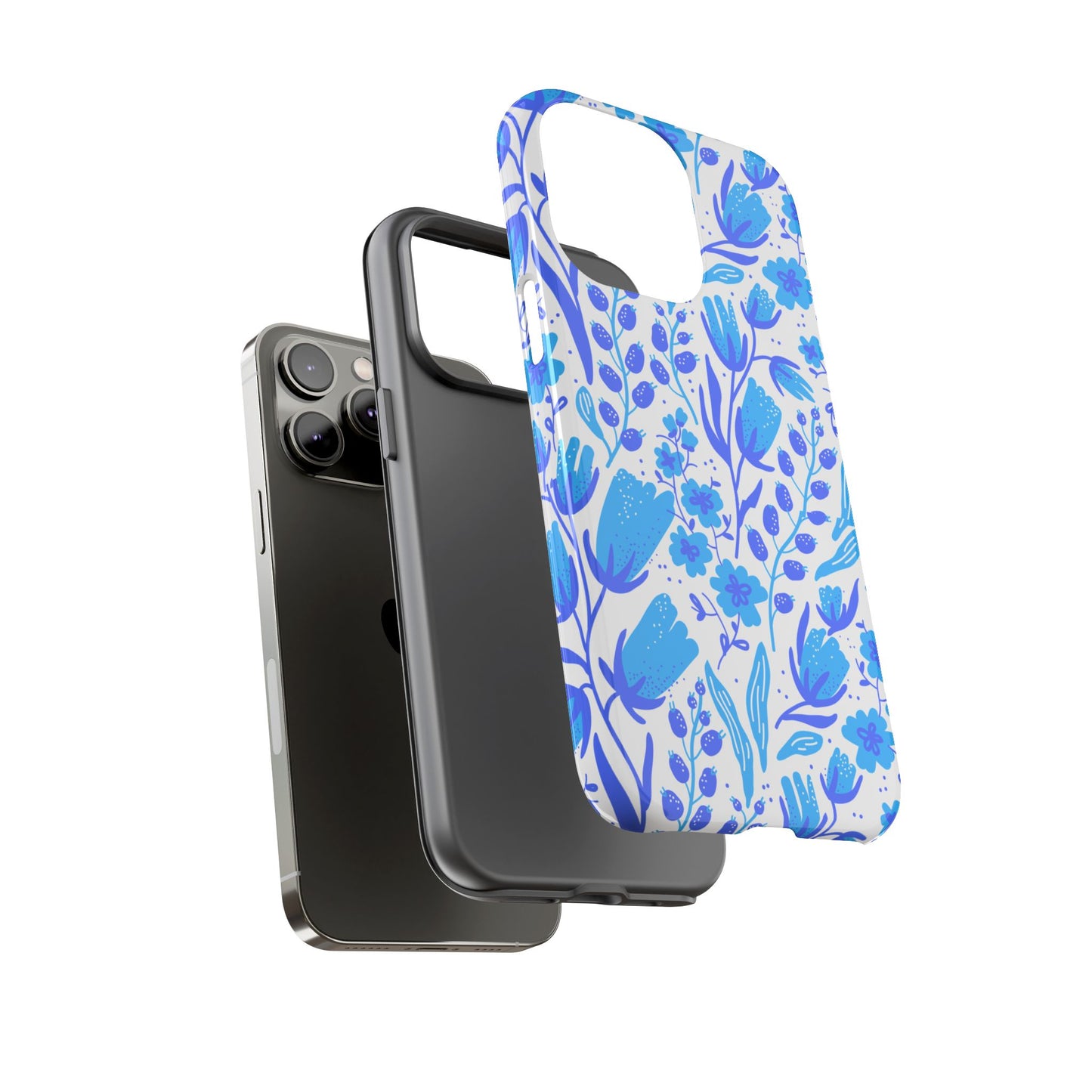 Santorini in Full Bloom Tough Phone Cases