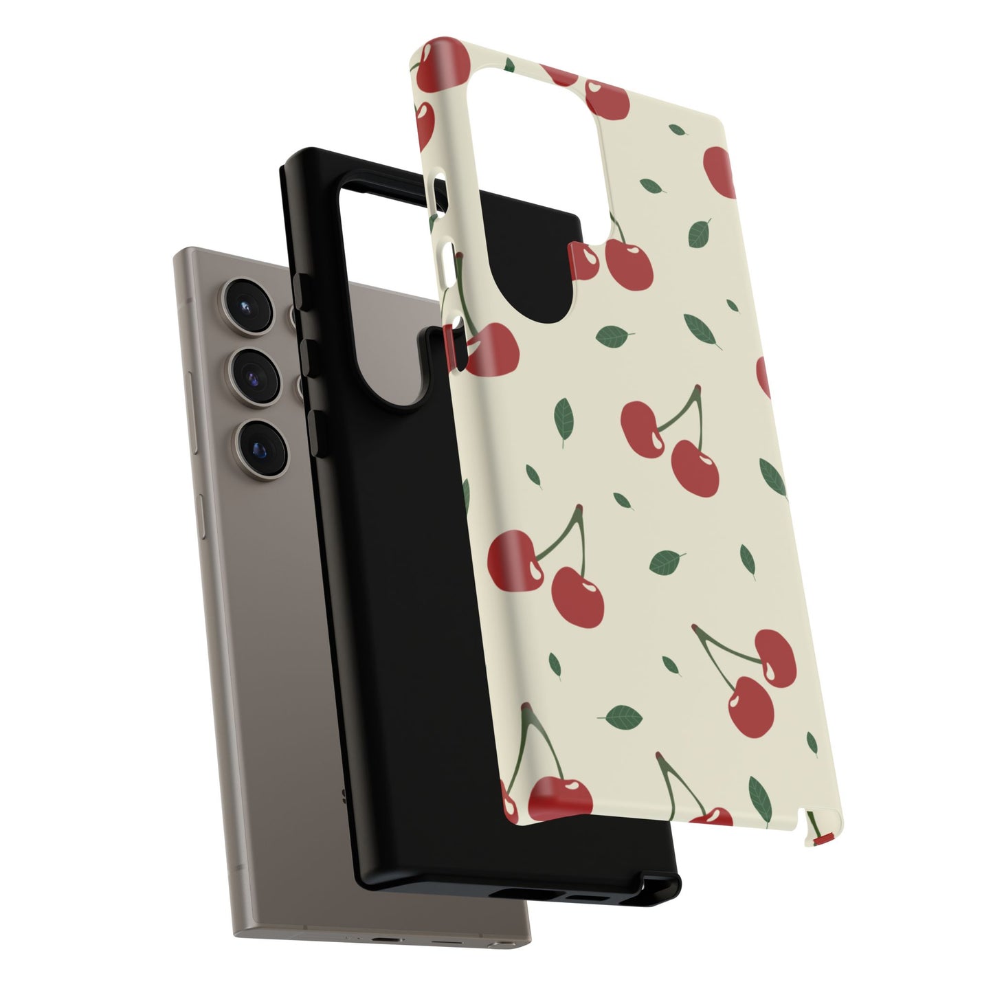 Cherries in Paris Tough Phone Cases