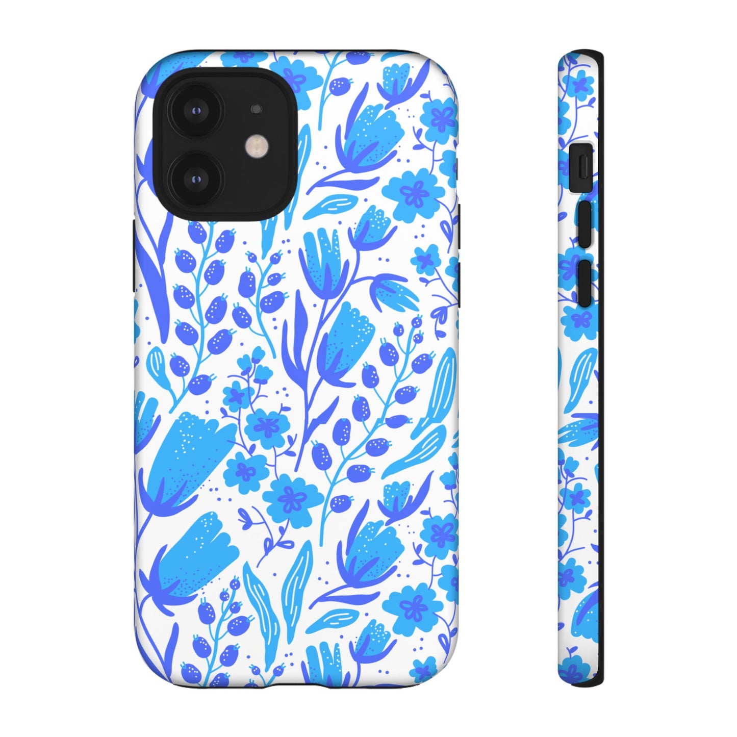 Santorini in Full Bloom Tough Phone Cases