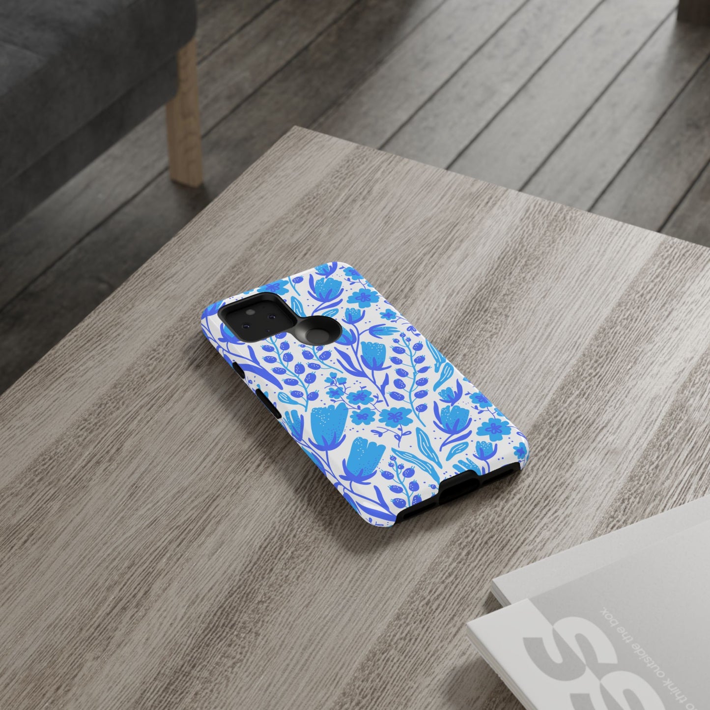 Santorini in Full Bloom Tough Phone Cases