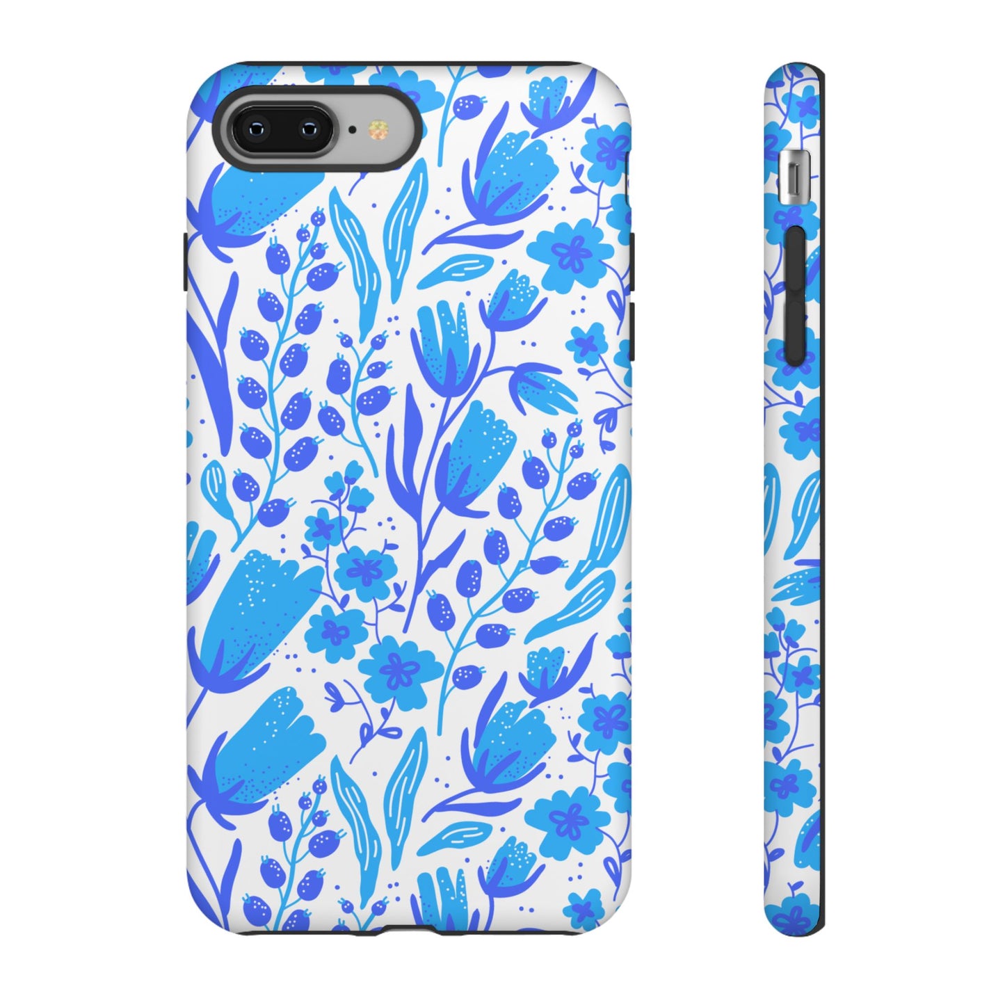 Santorini in Full Bloom Tough Phone Cases