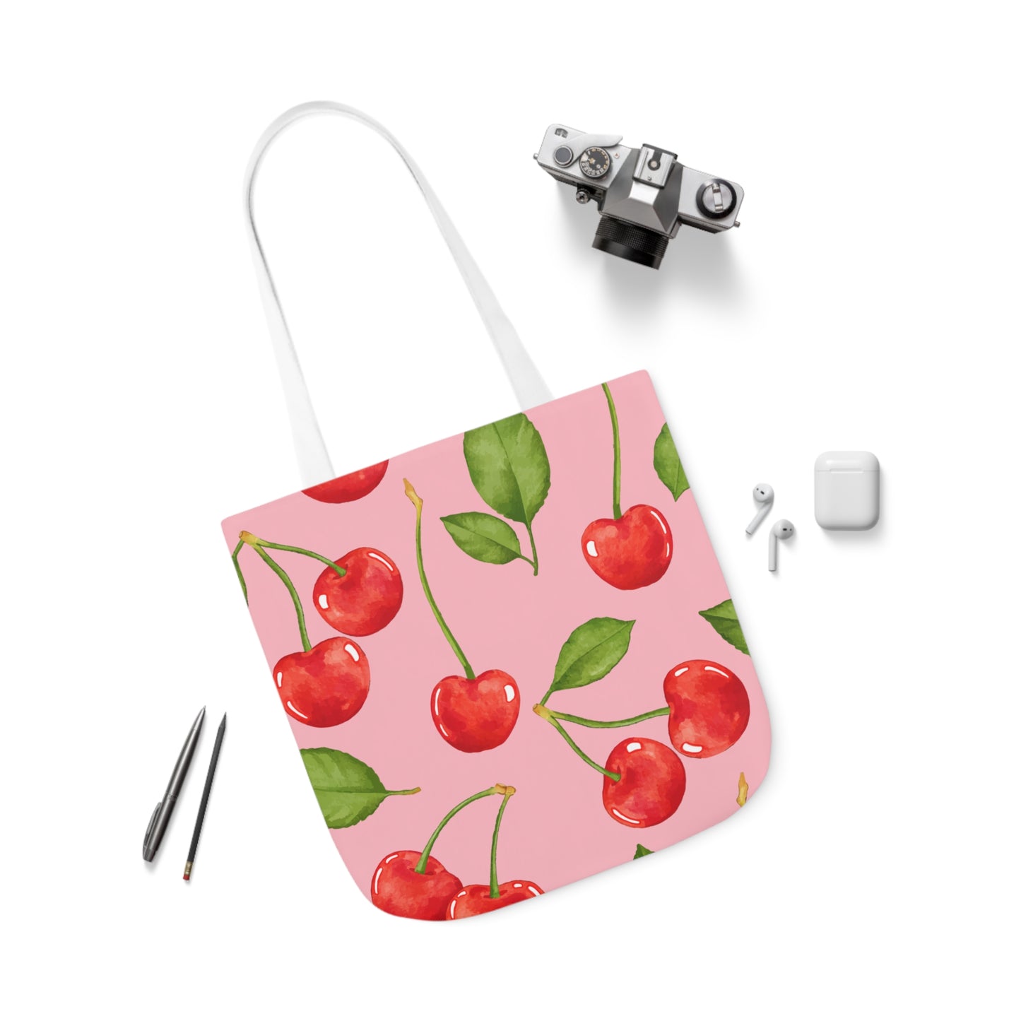 Cherry Blossom Paris Tote Bag