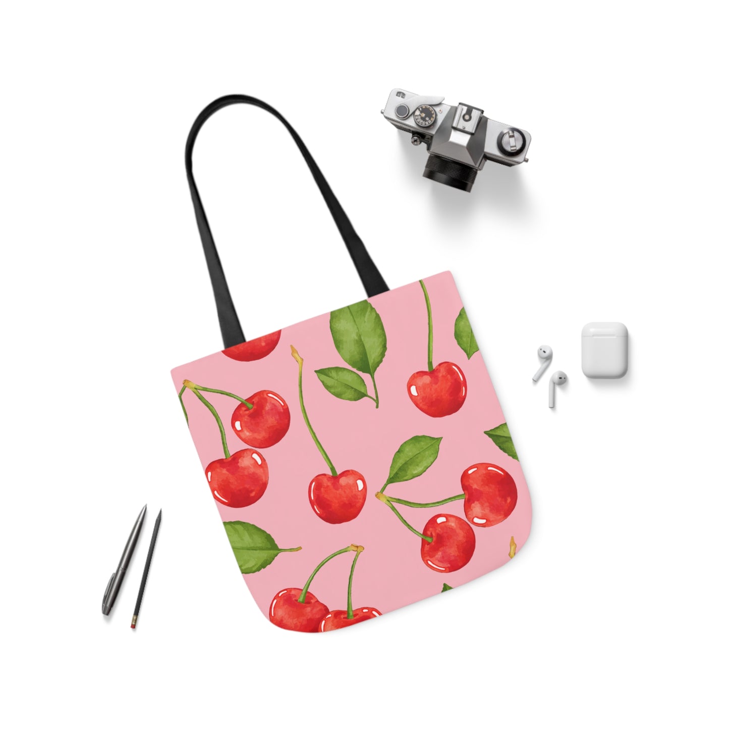 Cherry Blossom Paris Tote Bag