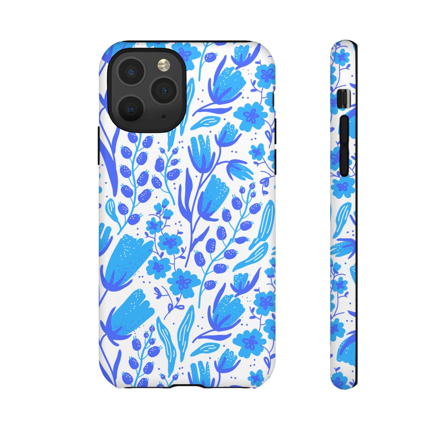 Santorini in Full Bloom Tough Phone Cases