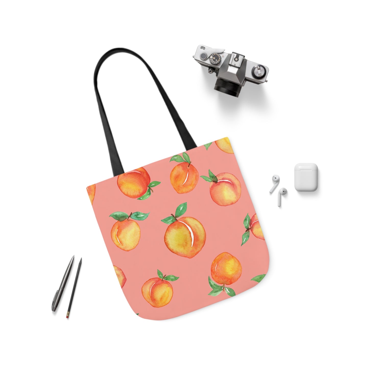 Mediterranean Peach Paradise Tote Bag