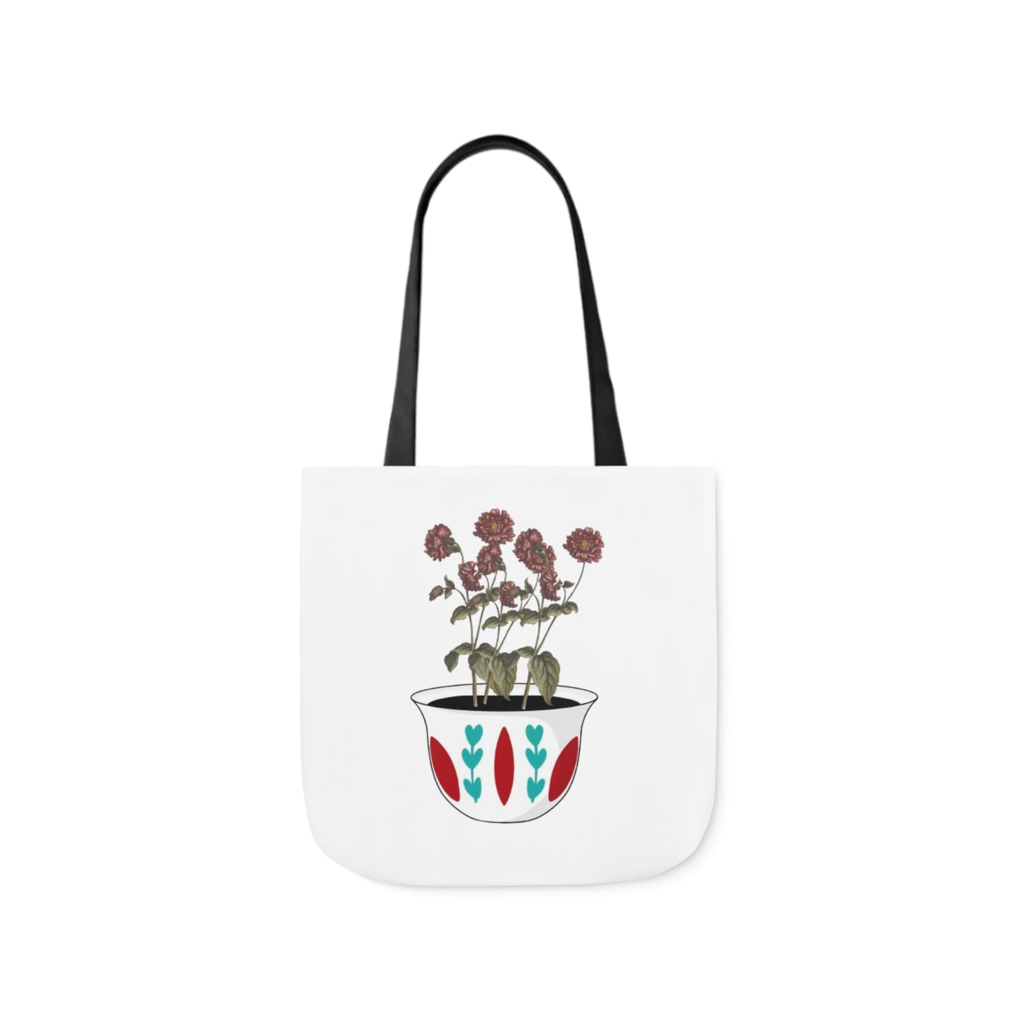 Lubnan Will Blossom Tote Bag (White)