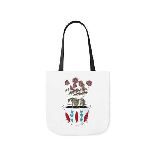 Lubnan Will Blossom Tote Bag (White)